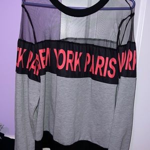 “Paris New York” Fashionable IG Long Sleeve